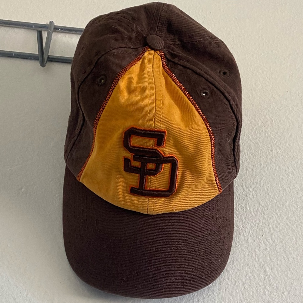 Padres Baseball Hat Brown/Orange 7 1/8